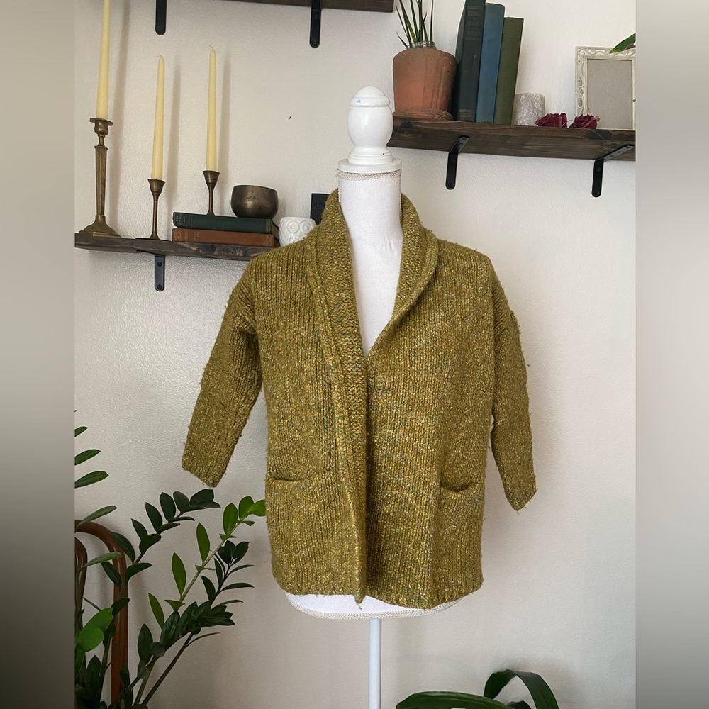J Jill Wool Blend Heavy cardigan